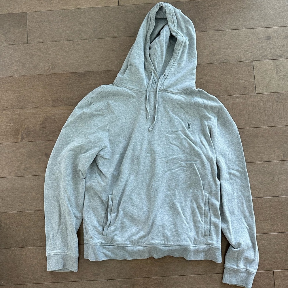 All Saints Gray Hoodie